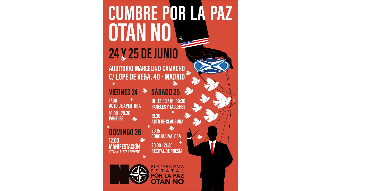 Cumbre y Manifestación por la Paz. OTAN No.